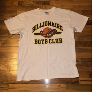 White billionaire boys club t shirt